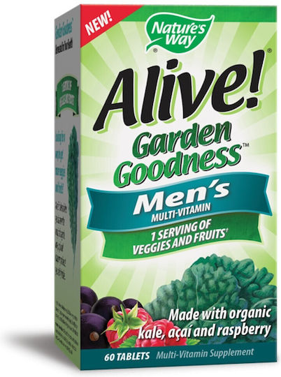 Nature's Way Alive Garden Goodness Men's Мултивитамин 60 Таблетки