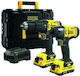 Stanley SFMCK465D2SD Set Mașină de găurit cu im...
