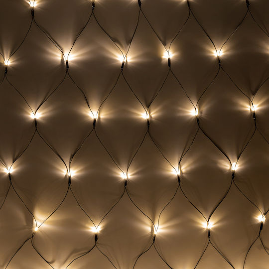 160 Lichter LED 2m. x 150cm Warmes Weiß Typ Netz 1Stück