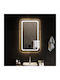 vidaXL Rectangular Bathroom Mirror Led Touch 60x100cm