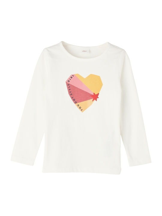 S.Oliver Kids Blouse Long Sleeve Ecru