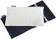 Magniflex Sushi Memory Foam Travel Pillow Travel Set Pillow with Carrying Case 55x29x11cm Blue