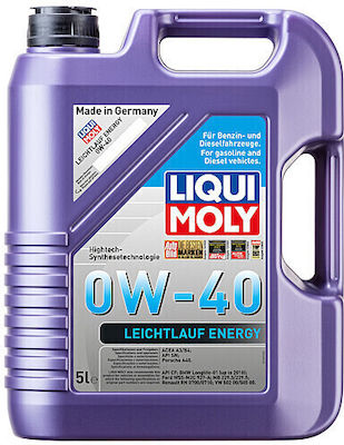 Liqui Moly Λάδι Αυτοκινήτου Leichtlauf Energy 0W-40 A3/B4 5lt