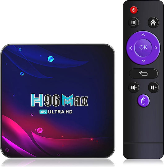 H96 Max TV Box Max V11 H96MAX-V11 4K UHD με WiFi USB 2.0 / USB 3.0 4GB RAM και 32GB Αποθηκευτικό Χώρο με Λειτουργικό Android 11.0