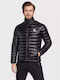 Karl Lagerfeld Men's Winter Puffer Jacket Waterproof Black