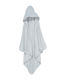 Little Dutch Βρεφική Κάπα-Μπουρνούζι με Κουκούλα Pure Soft Blue 75x75εκ.
