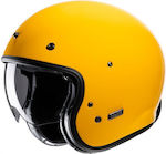 HJC V31 Jet Helmet with Sun Visor ECE 22.06 Deep Yellow