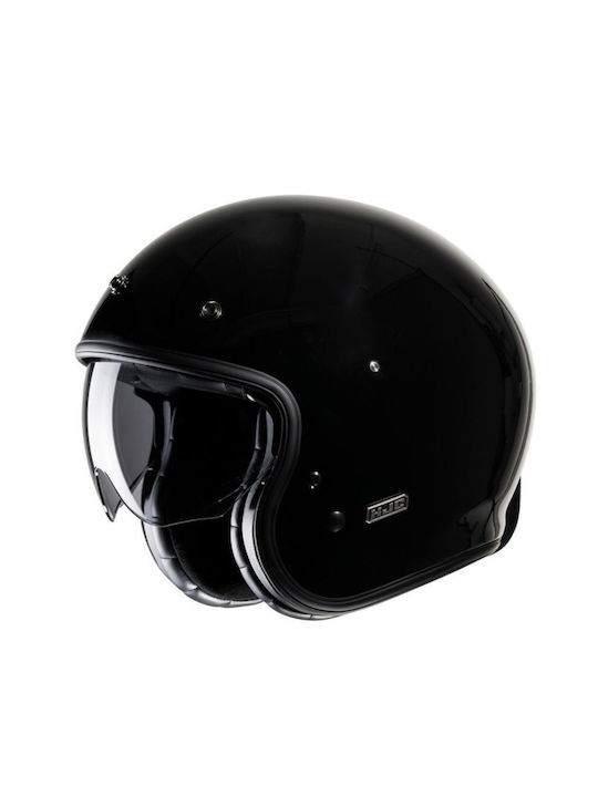 HJC V31 Black Motorcycle Helmet Jet ECE 22.06 w...
