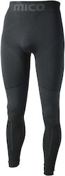 MICO 1483 Super Thermo Primaloft® Skintech - Men's long tight pants Underwear - Black