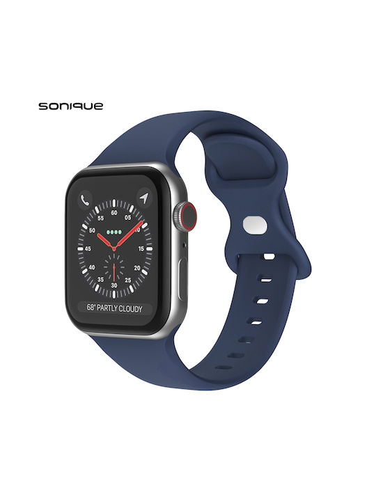 Sonique Butterfly Λουράκι Σιλικόνης Navy Μπλε (Apple Watch 42/44/45mm/Ultra 49mm)