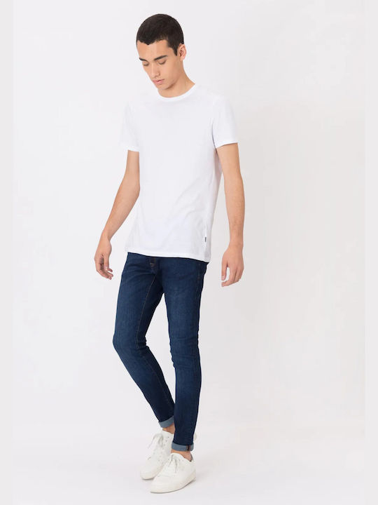 Blugi Liam Liam Super Slim Washed Effect Tiffosi 10010959 Albastru închis