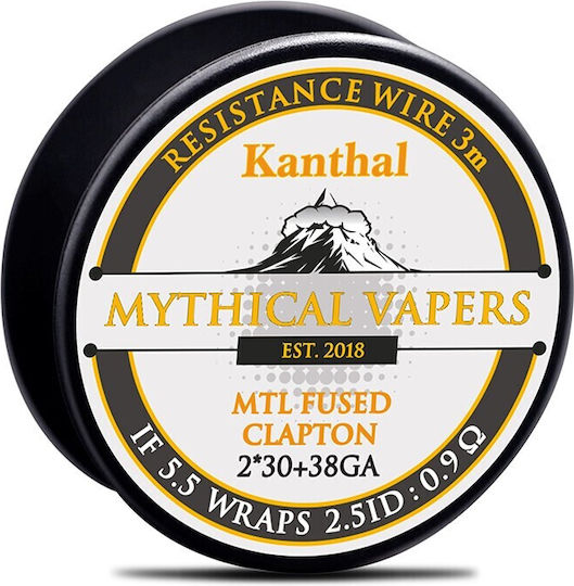 Mythical Vapers MTL Fused Clapton Kanthal A1 Widerstandsdrähte für D.I.Y E-Zigaretten Zubehör 3m