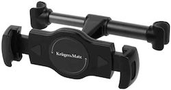 Kruger & Matz Mobile Phone Holder and Tablet Car with Adjustable Hooks Black