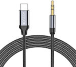 Tech-Protect Ultraboost Geflochten USB 2.0 Kabel USB-C männlich - 3.5mm Schwarz 1m