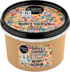Organic Shop Christmas Cookies Scrub Σώματος Ginger & Cinnamon 250ml
