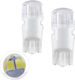 Autoline Lamps Car Ceramics T10 LED White 12V 2pcs
