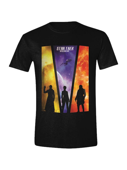 Timecity T-shirt Star Trek Discovering The Unknown σε Μαύρο χρώμα