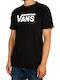 Vans Ανδρικό T-shirt Μαύρο με Στάμπα