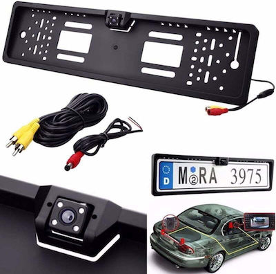 Car Reverse Camera with License Plate Frame and Night Vision for