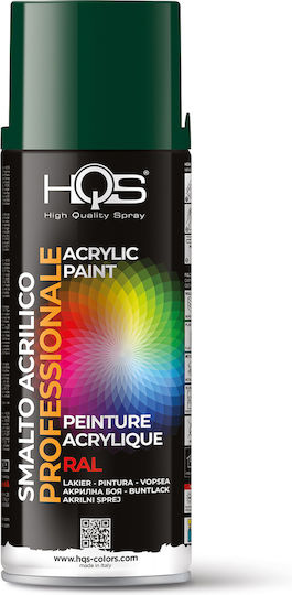 HQS Spray Farbe Acryl Green RAL 6005 400ml