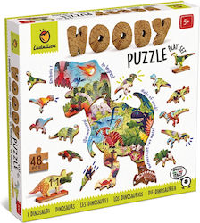 Ξύλινο Παιδικό Puzzle Δεινόσαυρος για 5+ Ετών 48pcs Ludattica Ξύλινο Παιδικό Puzzle Δεινόσαυρος για 5+ Ετών 48pcs Ludattica