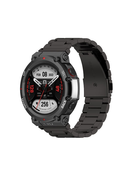 Curea Oțel inoxidabil Negru (Amazfit T-Rex 2) EDA003447101A