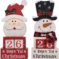 Fylliana Snowman & Santa's Diary Advent Calendar 12x4x25.5cm