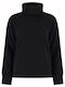 Freddy Women's Blouse Long Sleeve Turtleneck Black