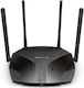 Mercusys MR80X v2 Drahtlos Router Wi-Fi 6 mit 3 Anschlüssen Gigabit Ethernet