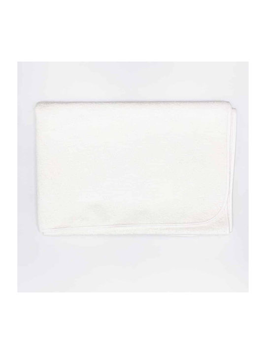 Ninetta Bebe Waterproof Burp Cloth NN740 White 70x140cm