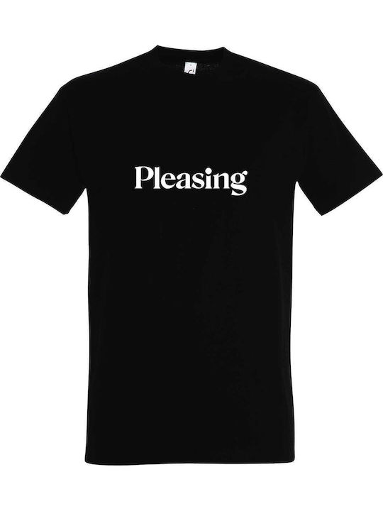 T-shirt Unisex " Harry Styles Pleasing " Black