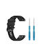Sonique Stripe Strap Silicone Black (Garmin Fenix 5/5 Plus/6/6 Pro/7/Sapphire/EPIX gen2/Descent G1/Forerunner 935/945/955)