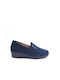 Women's closed winter slippers MEDIES C22/7-S-BLUE