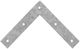 Connection Angle for Pergola Galvanized 6x6cm 100pcs