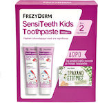 Frezyderm Sensiteeth Toothpaste with Taste of Strawberry for 6+ years 50ml 1000 ppm 2pcs