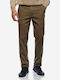 Pantaloni Bărbați Chino Elastic Regular Fit Bej
