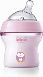 Chicco Natural Feeling για 0+, 0+ m, months Owl - Pink 150ml 1pcs