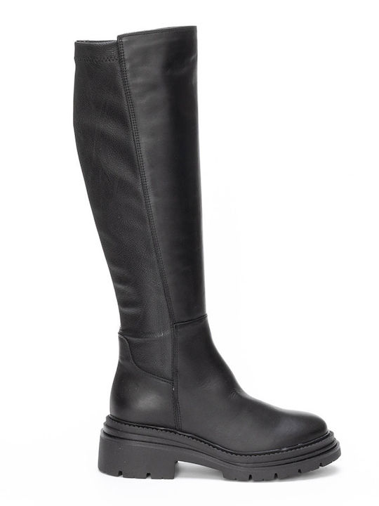 DEI COLLI LEATHER BOOTS - Schwarz RIVER300/NERO