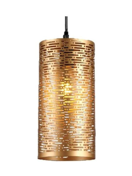 Geyer Pendant Light Gold with Socket E27 13x30cm