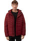 Winter Jacket Puffer Burgundy