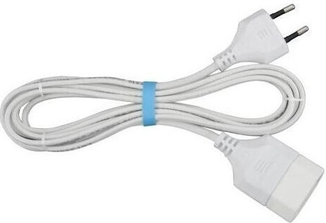CHaralampidis Extension Cable Cord 2 x 0.75mm²/5m White