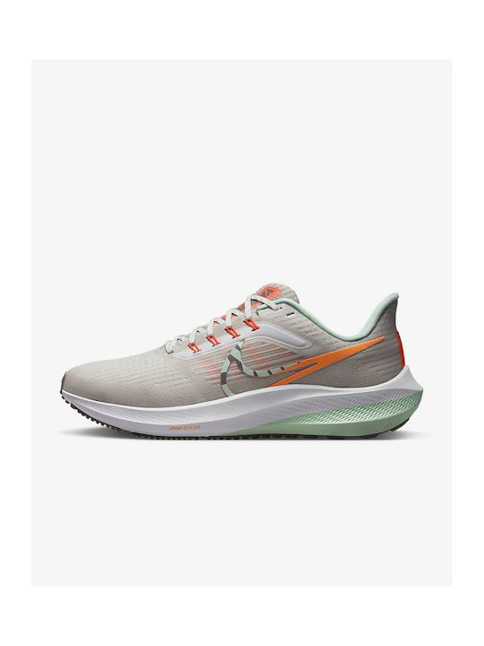 Air Zoom Pegasus 39 Premium Sport Shoes Running Photon Dust / Total Orange / Light Iron Ore / Mint Foam