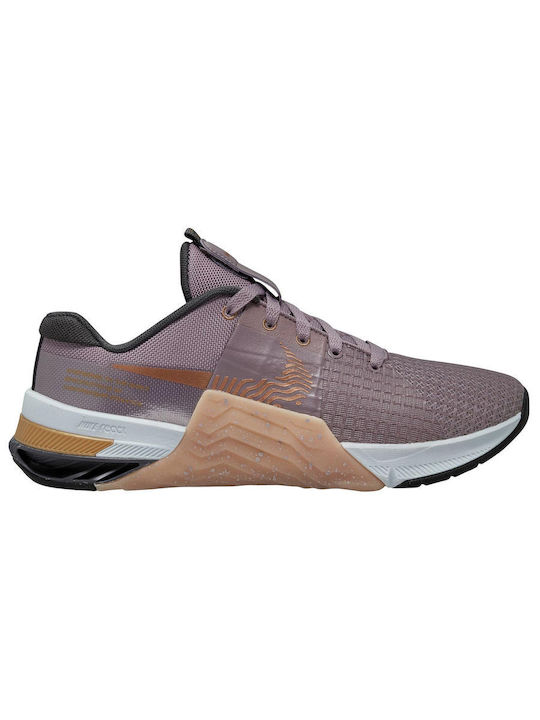Nike Metcon 8 Premium Γυναικεία Αθλητικά Παπούτσια για Προπόνηση & Γυμναστήριο Purple Smoke / Dark Smoke Grey / Pure Platinum / Metallic Copper