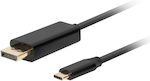Lanberg USB 3.2 Cable USB-C male - DisplayPort male Μαύρο 1.8m (CA-CMDP-10CU-0018-BK)