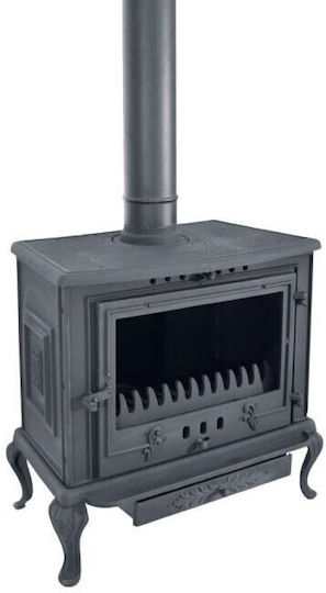 CHytiria Misailidi BATH-001A Fontă Soba pe lemne 15kW Negru