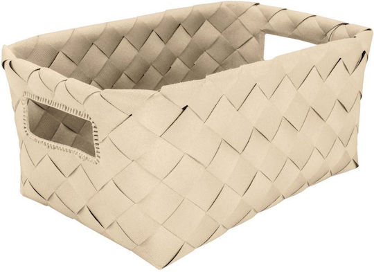 Kleine Wolke Storage Basket Plastic Beige 28x18.5x12cm 1pcs