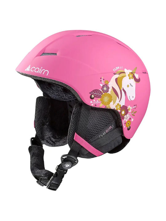 Cairn Flow Mat Pink Unicorn Παιδικό Κράνος για Σκι & Snowboard σε Ροζ Χρώμα