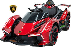 Lamborghini V12 Vision GT Kids Electric Car One-Seater with Remote Control Licensed 12 Volt Burgundy