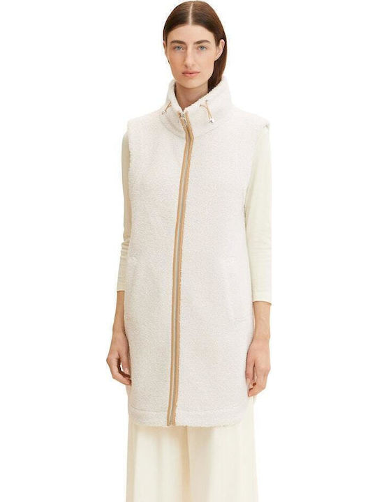 Ärmellos Damen Jacke Soft Buttercream