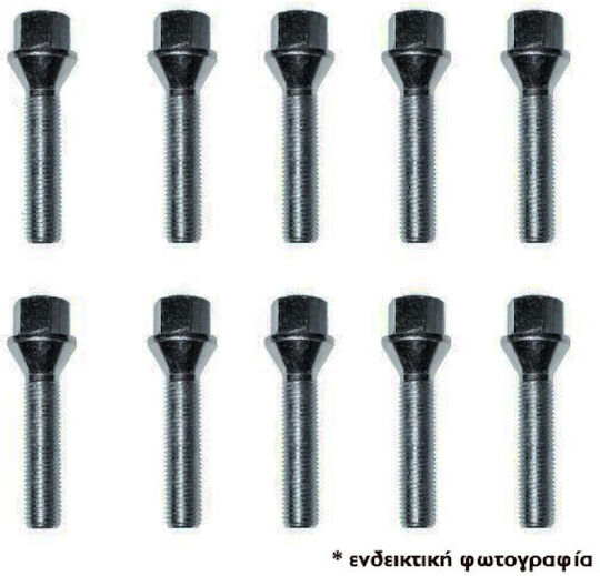 Simoni Racing Μπουλόνια Απλά M14x1.50mm Μήκους 40mm 10τμχ